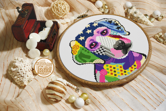 Labrador Cross Stitch Pattern