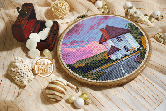 Lonely House Cross Stitch Pattern