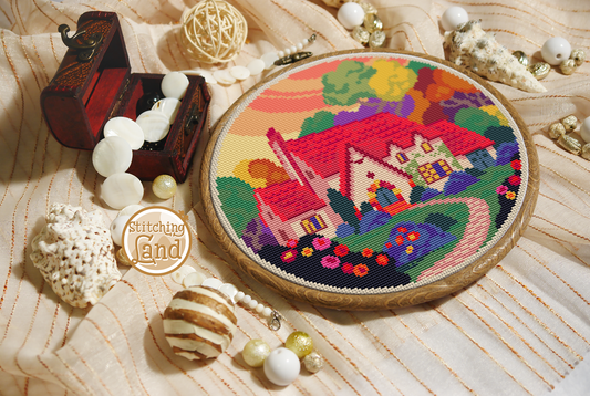 Manor Cross Stitch Pattern