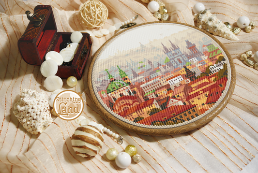 Misty City Cross Stitch Pattern