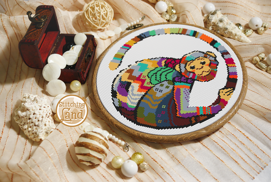 Monkey Cross Stitch Pattern