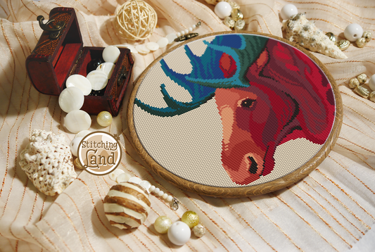 Moose Cross Stitch Pattern