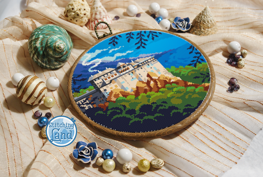 Mount Athos Cross Stitch Pattern