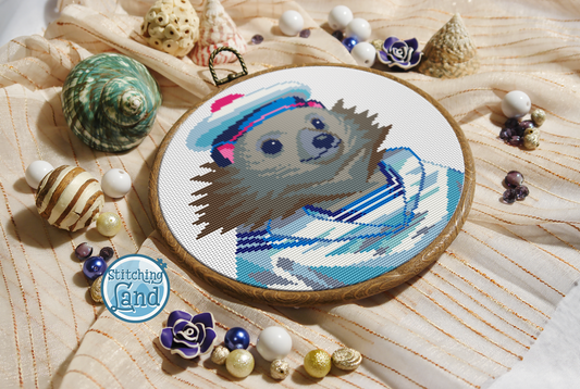 Mr. Hedgehog Cross Stitch Pattern