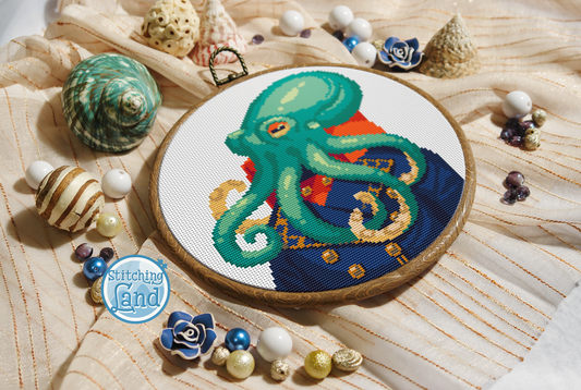 Mr. Octopus Cross Stitch Pattern