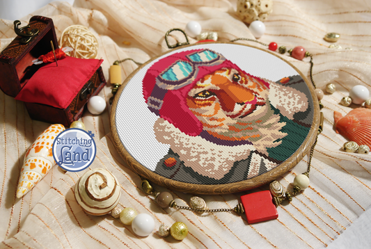 Mr. Tiger Cross Stitch Pattern