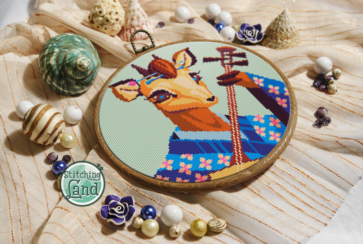 Ms. Antelope Cross Stitch Pattern