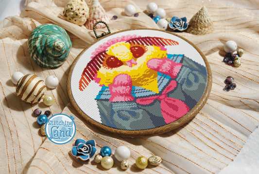 Ms. Moth Cross Stitch Pattern