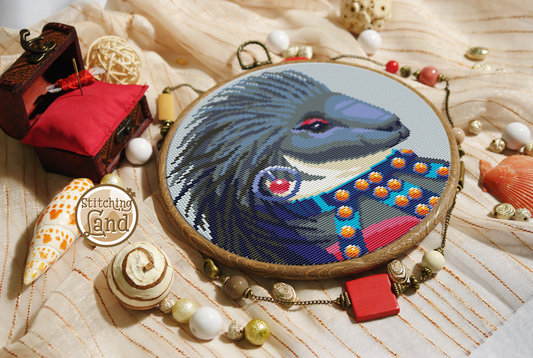 Ms. Porcupine Cross Stitch Pattern