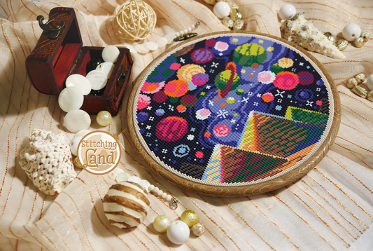 Night Egypt Cross Stitch Pattern