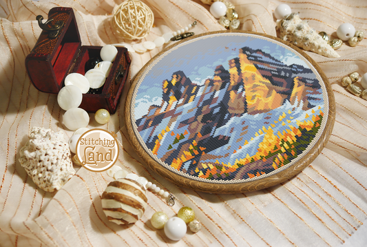 North Cascades Cross Stitch Pattern