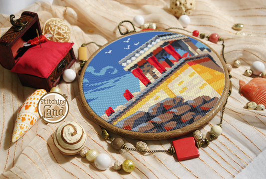 Palace Of Knossos Cross Stitch Pattern