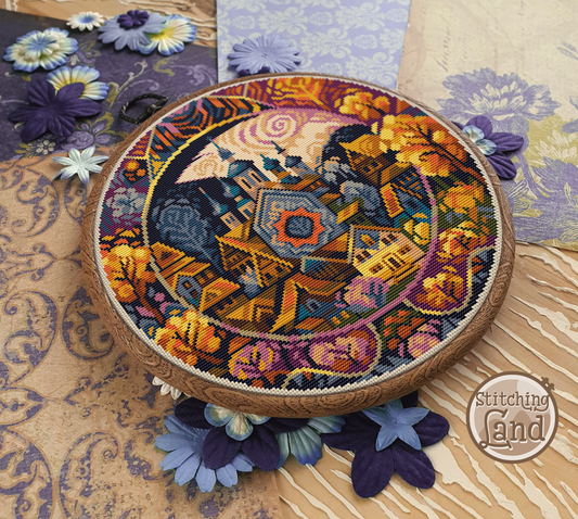 Picturesque Town II Cross Stitch Pattern