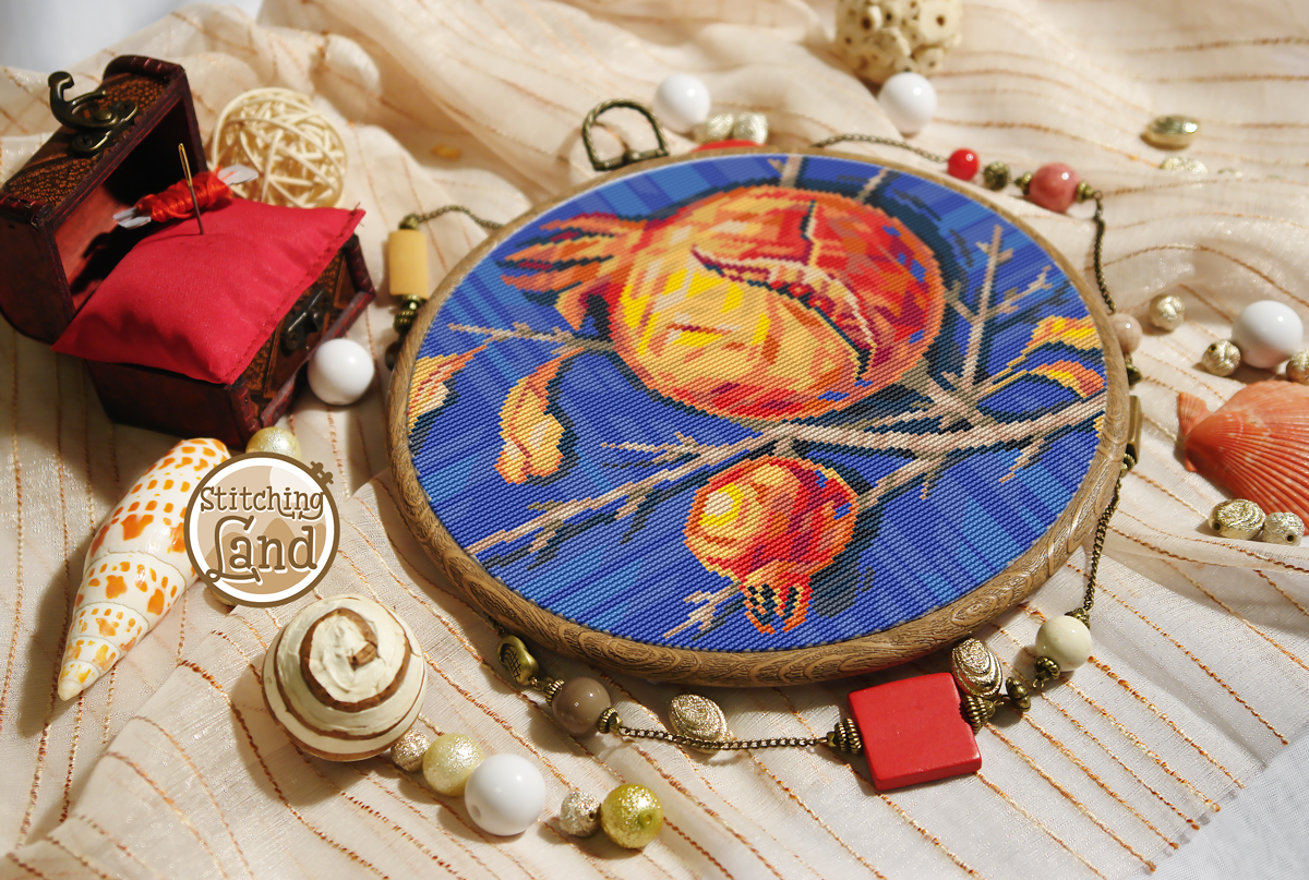 Pomegranate II Cross Stitch Pattern
