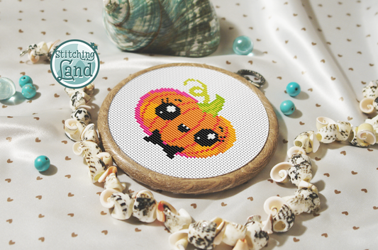 Pumpkin Cross Stitch Pattern
