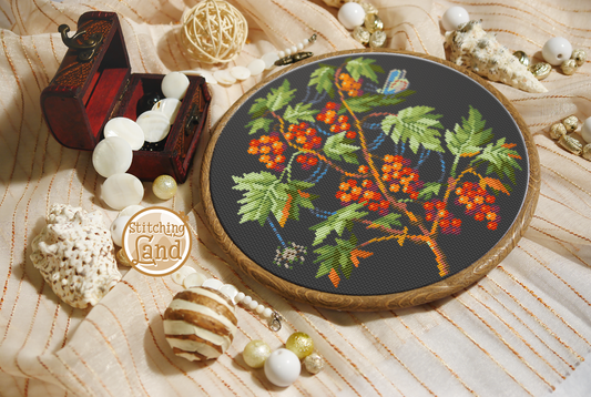 Redcurrant Cross Stitch Pattern