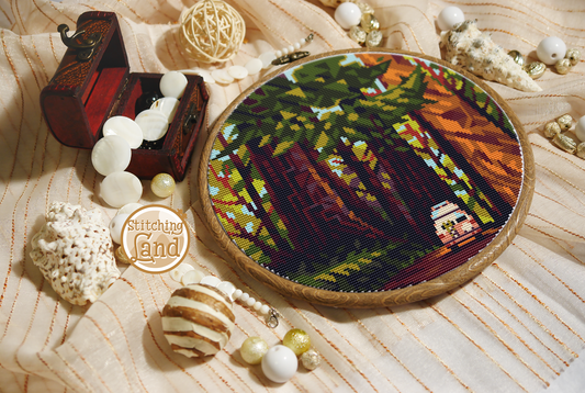 Redwood Cross Stitch Pattern