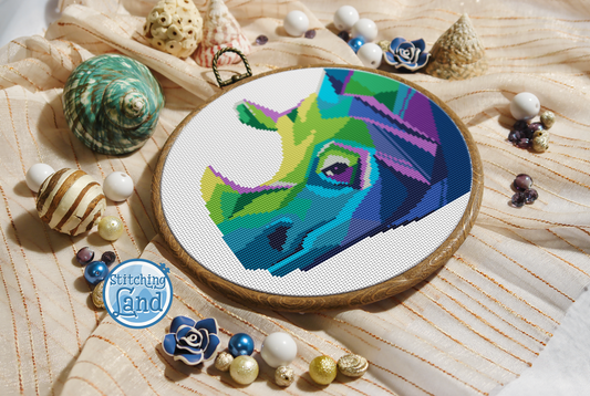 Rhino Cross Stitch Pattern
