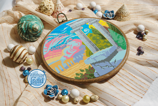 Ruin Cross Stitch Pattern