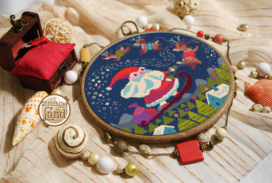 Santa Cross Stitch Pattern