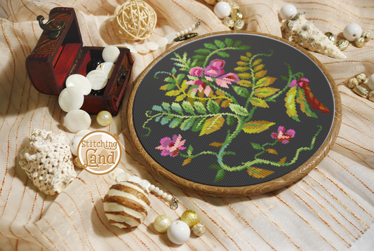 Sea Pea Cross Stitch Pattern