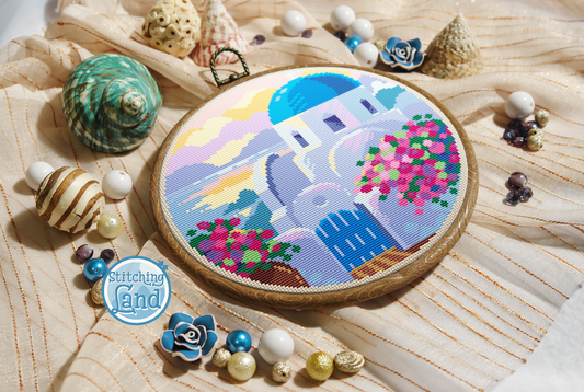 Sea View Cross Stitch Pattern