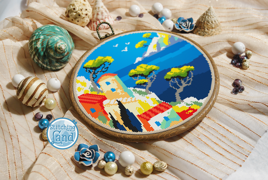 Sea View II Cross Stitch Pattern