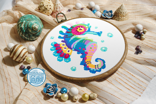 Seahorse Cross Stitch Pattern
