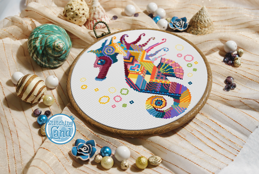 Seahorse II Cross Stitch Pattern