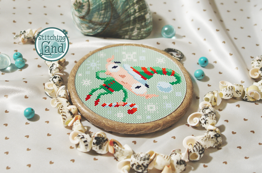 Small Elf Cross Stitch Pattern