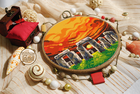 Stonehenge Cross Stitch Pattern