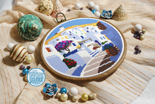 Summer Town II Cross Stitch Pattern