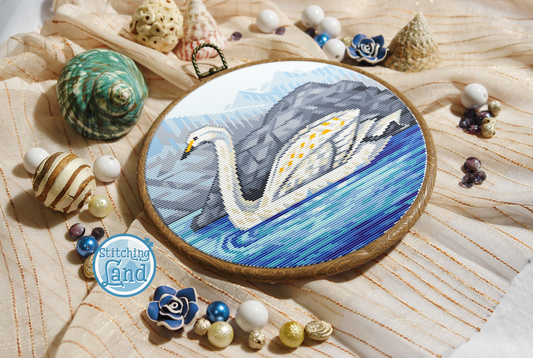 Swan II Cross Stitch Pattern