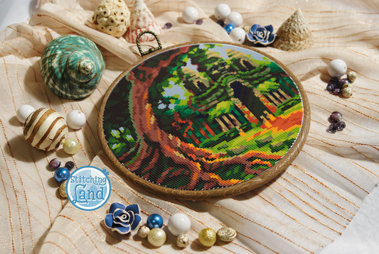 Ta Prohm Cross Stitch Pattern