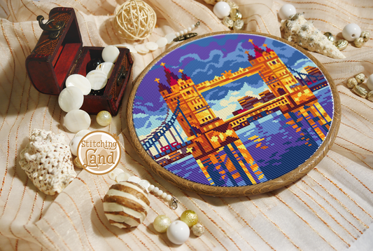 Tower Bridge Cross Stitch Pattern