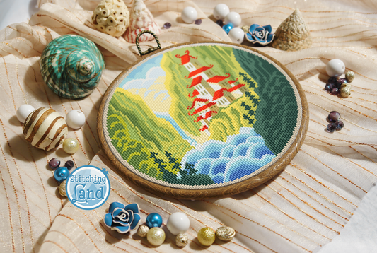 Waterfall Cross Stitch Pattern