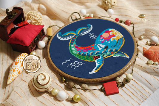 Whale Cross Stitch Pattern