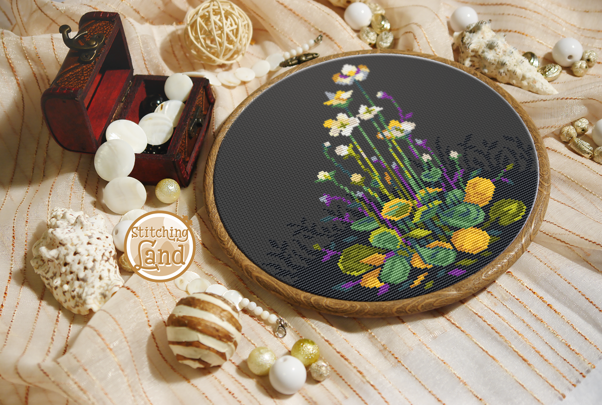 Wild Plants Cross Stitch Pattern