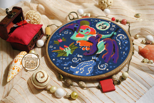 Witch II Cross Stitch Pattern