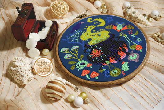 Witchcraft Cross Stitch Pattern