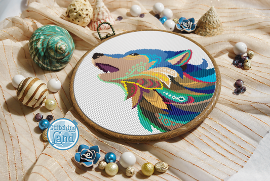 Wolf Cross Stitch Pattern
