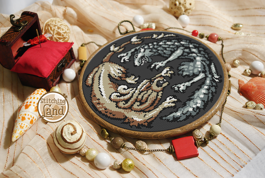 Wolf And Lion Cross Stitch Pattern