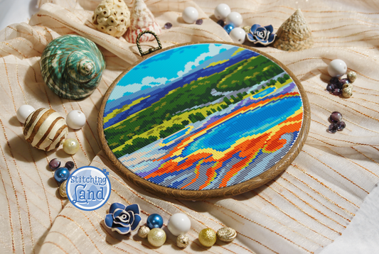 Yellowstone National Park Cross Stitch Pattern