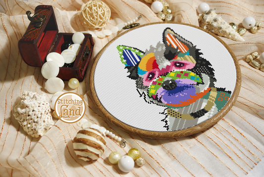 Yorkshire Terrier Cross Stitch Pattern
