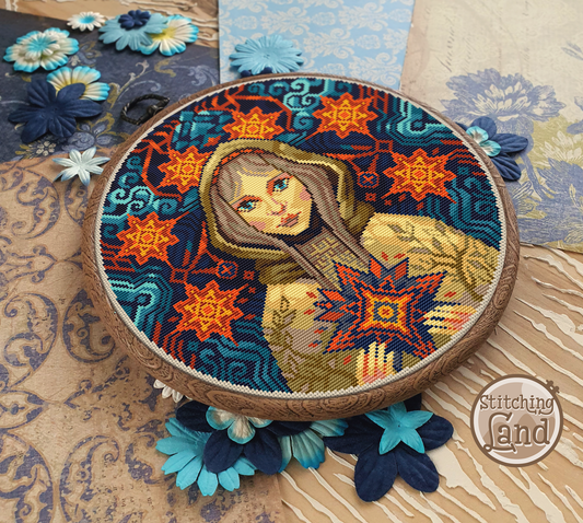 Young Druid Cross Stitch Pattern