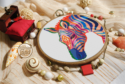 Zebra II Cross Stitch Pattern