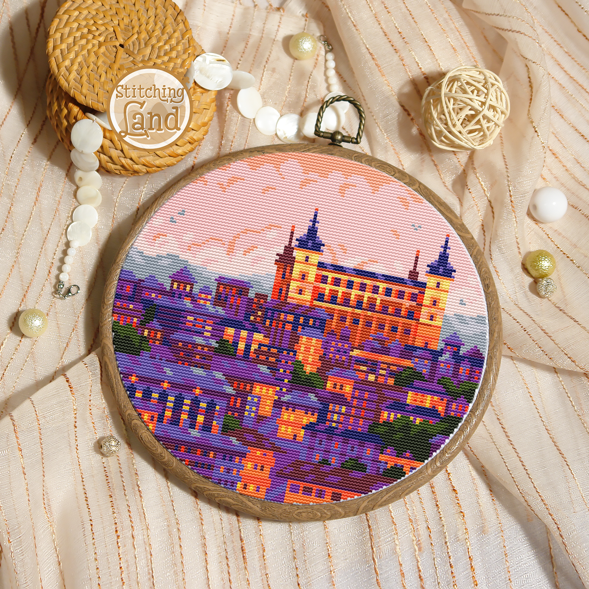 Alcazar De Toledo Cross Stitch Pattern