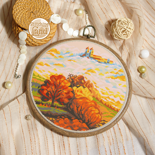 Autumn Mist Cross Stitch Pattern