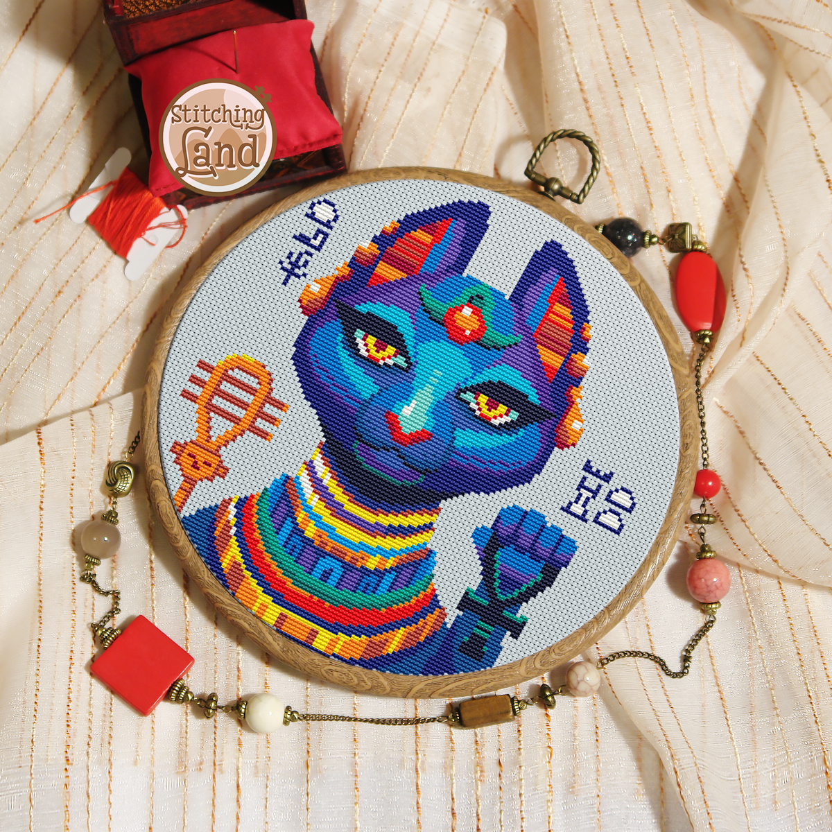 Bastet Cross Stitch Pattern