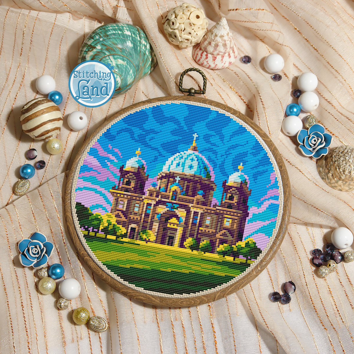 Berlin Cathedral Cross Stitch Pattern